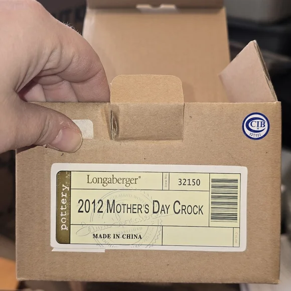 3 longaberger pottery 2012 mothers day crock. - Picture 4 of 4